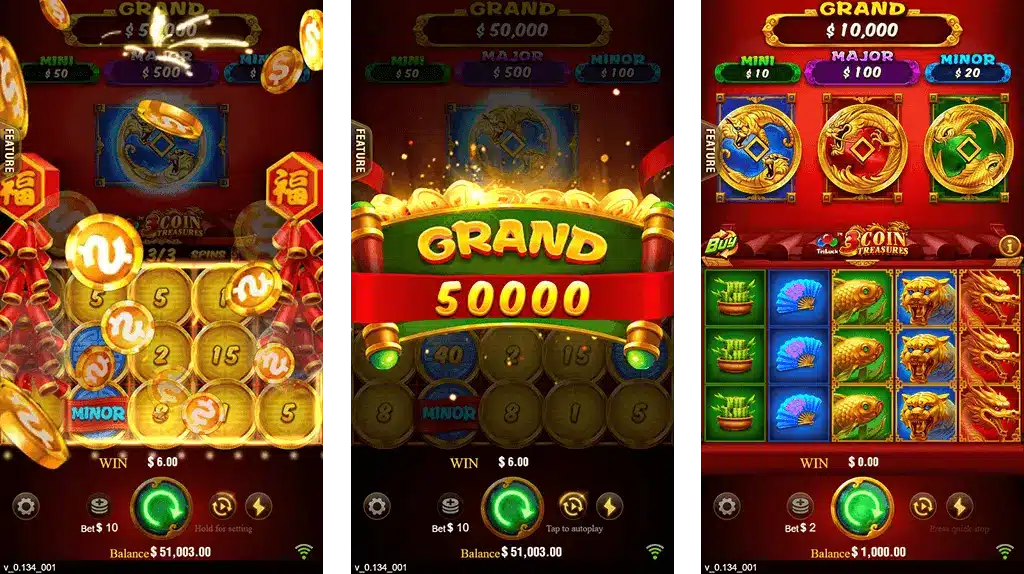 3 Coins 10Game Bonus